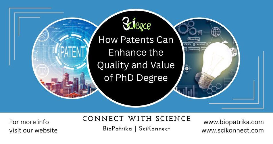 Importance of patents in PhD degree